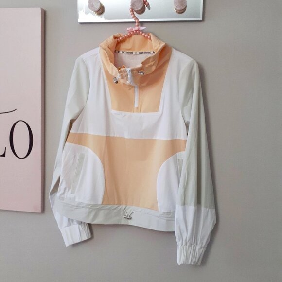 Juicy Couture athletic pullover sweatshirt & paperbag shorts coordinated set, M - Picture 8 of 11